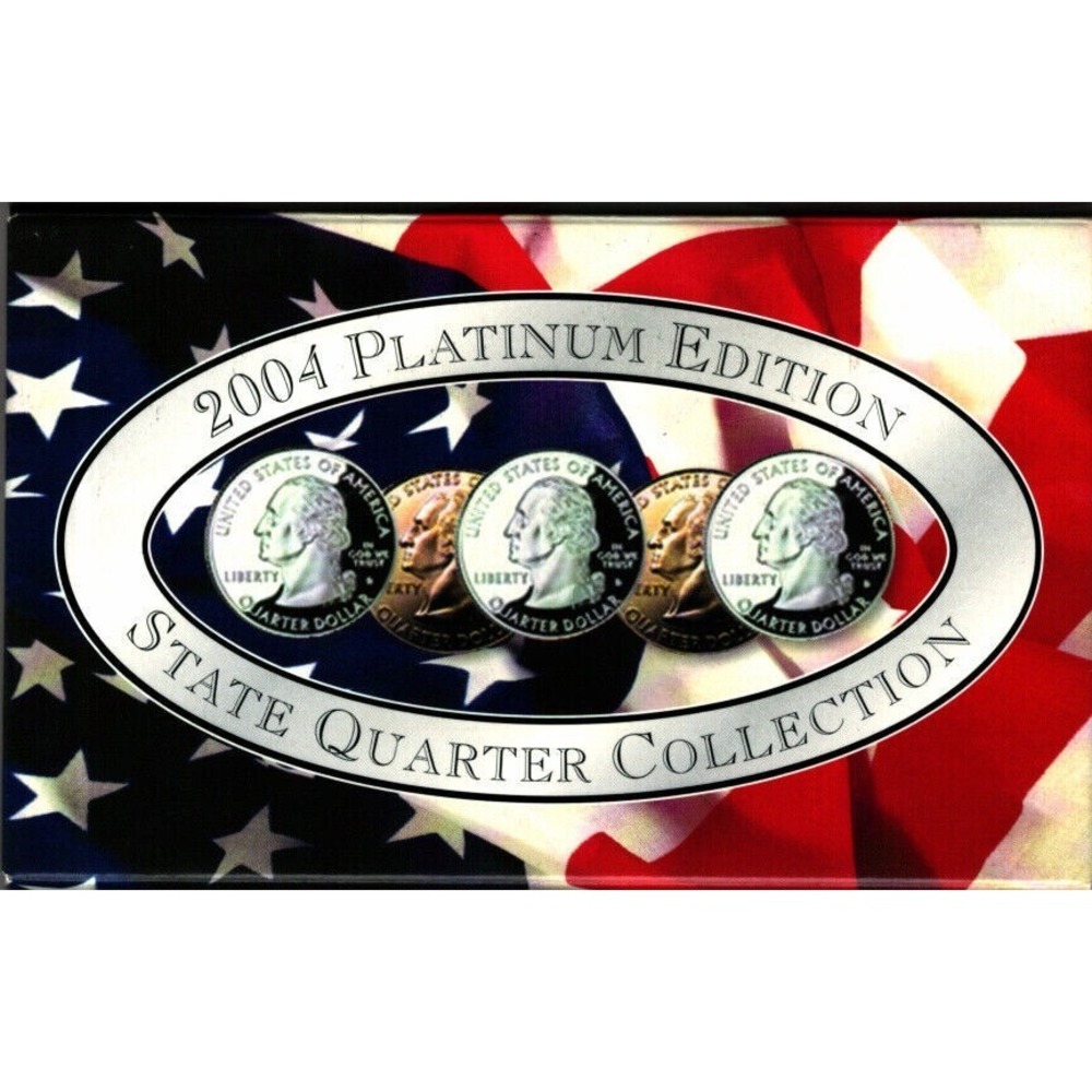 2004 - PLATINUM EDITION STATE QUARTER COLLECTION!‎